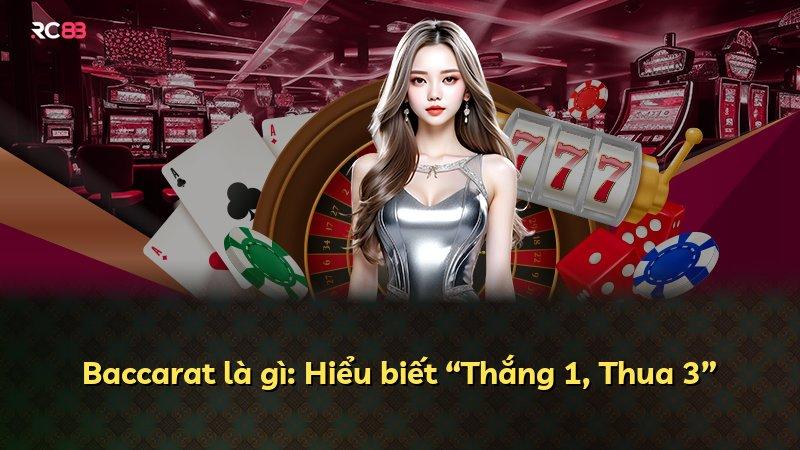 Baccarat là gì: Hiểu biết “Thắng 1, Thua 3”