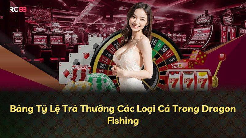Bảng Tỷ Lệ Trả Thưởng Các Loại Cá Trong Dragon Fishing