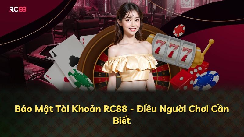 Bảo Mật Tài Khoản RC88 - Điều Người Chơi Cần Biết