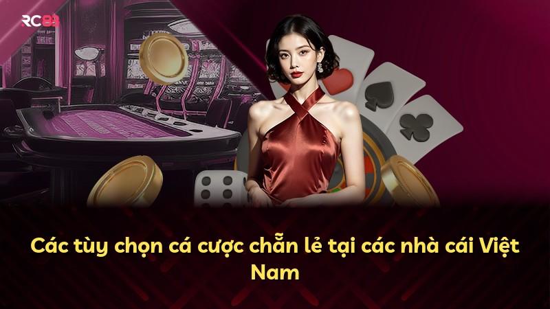 Các tùy chọn cá cược chẵn lẻ tại các nhà cái Việt Nam