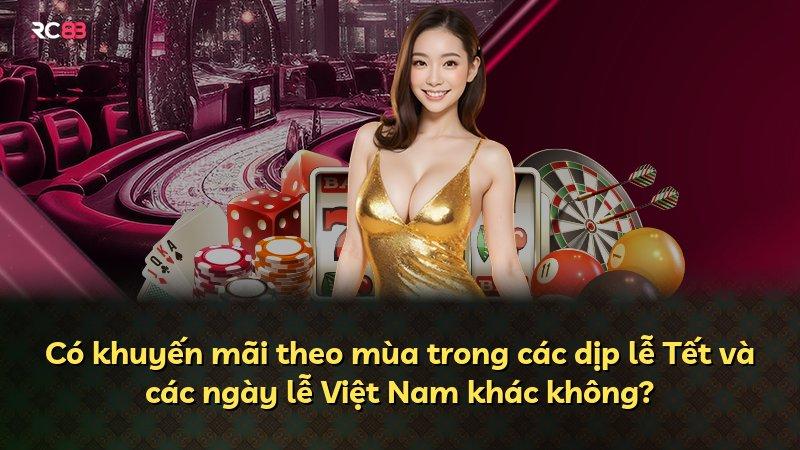 Có khuyến mãi theo mùa trong các dịp lễ Tết và các ngày lễ Việt Nam khác không?
